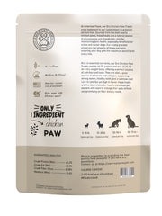 American Paws Dehydrated Chicken Feet, Only One Ingredient, No Additives, Made and Sourced in USA, (About 28-Pack), 1lb