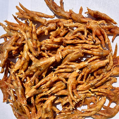 American Paws Dehydrated Chicken Feet, Only One Ingredient, No Additives, Made and Sourced in USA, (About 28-Pack), 1lb