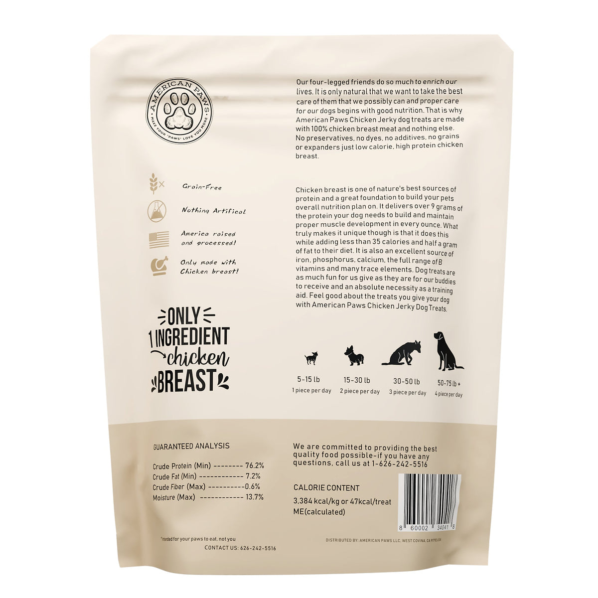 American Paws Chicken Jerky 1LB gallery 7