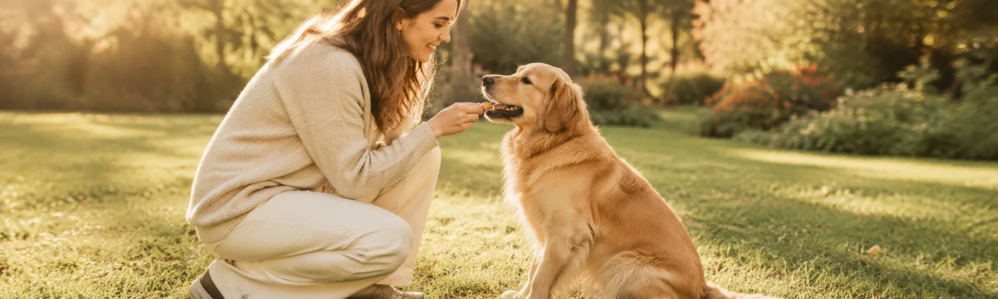 Warm moment with American Paws treats
